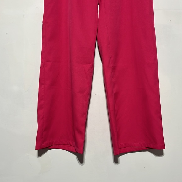 NEW Nasty Gal Hot Pink Tailored High Waisted Wide Leg Pants Size 10 - Picture 4 of 7